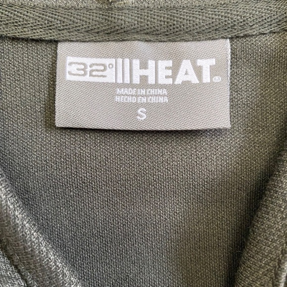 32 Degrees Men's Full Zip Hoodie, Pockets, Olive Green, Small, NWT - Picture 8 of 15